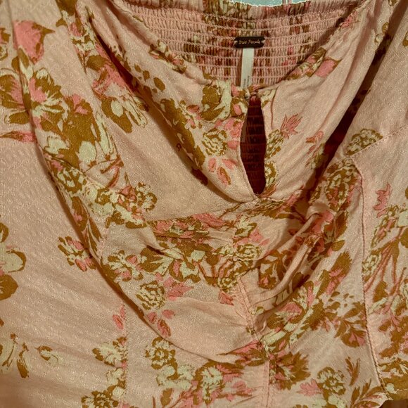 Free People // Hilary Printed Top // (M - Pink Combo) *NWTs* - Picture 12 of 13